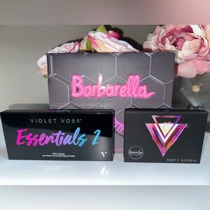 3 Vibrant Eyeshadow Palettes- BeeBeauty, Violet Voss, Laura Lee